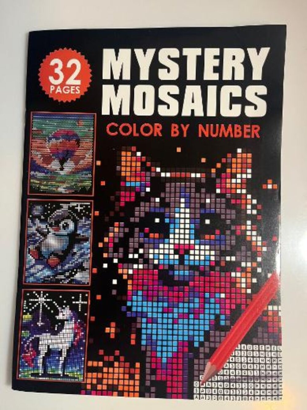 COLOR-9 Mystery Mosaics Coloring Book